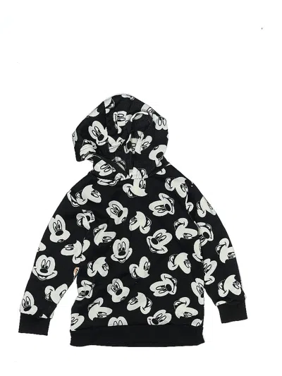 Pre-owned Disney Kids' Pullover Hoodie In Black