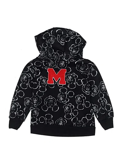 Pre-owned Disney Kids' Pullover Hoodie In Black