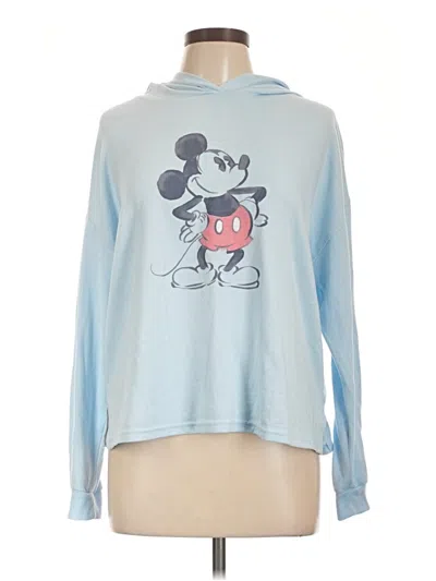 Pre-owned Disney Pullover Hoodie In Blue