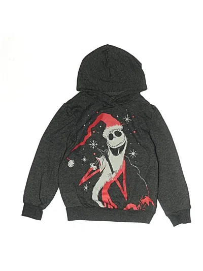 Pre-owned Disney Kids' Pullover Hoodie In Gray