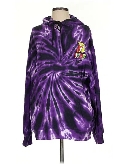Pre-owned Disney Pullover Hoodie In Purple