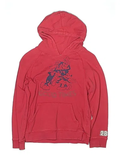 Pre-owned Disney Kids' Pullover Hoodie In Red
