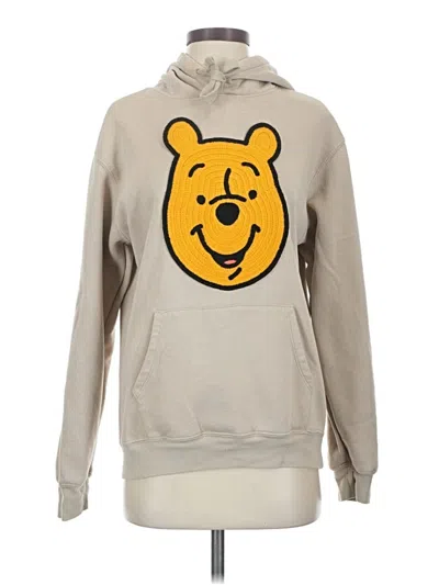 Pre-owned Disney Pullover Hoodie In Tan