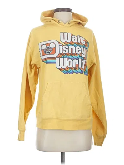 Pre-owned Disney Pullover Hoodie In Yellow