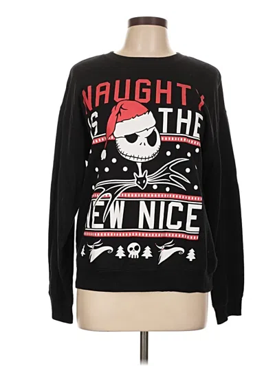 Pre-owned Disney Pullover Sweater In Black