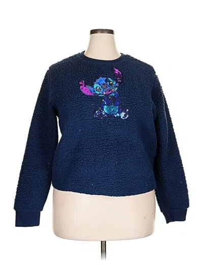 Pre-owned Disney Pullover Sweater In Blue