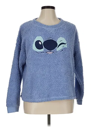 Pre-owned Disney Pullover Sweater In Blue