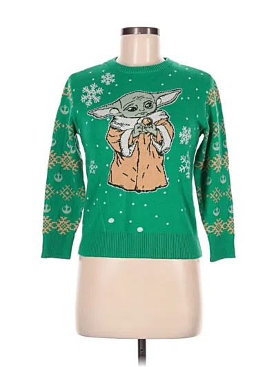 Pre-owned Disney Pullover Sweater In Green