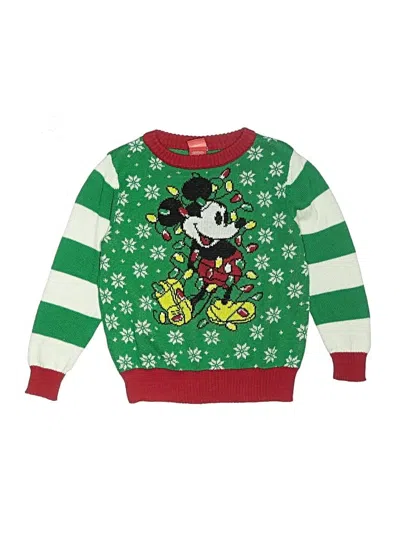 Pre-owned Disney Kids' Pullover Sweater In Green