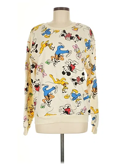 Pre-owned Disney Pullover Sweater In Ivory