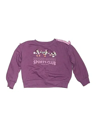 Pre-owned Disney Kids' Pullover Sweater In Purple