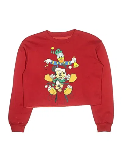Pre-owned Disney Kids' Pullover Sweater In Red