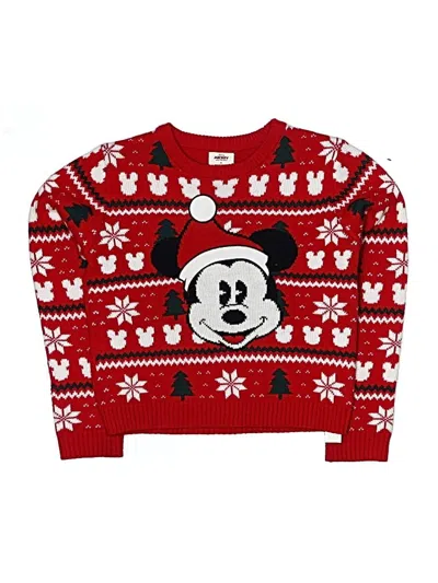 Pre-owned Disney Kids' Pullover Sweater In Red