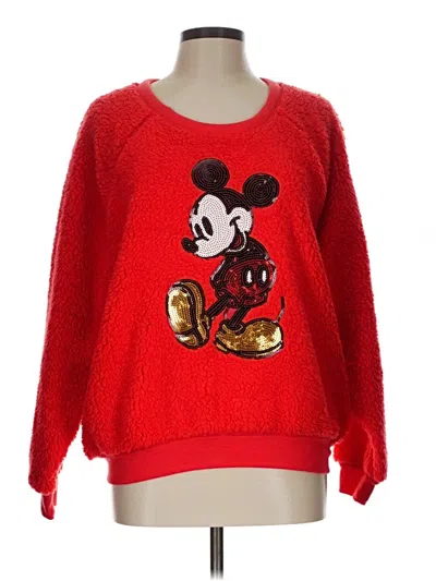 Pre-owned Disney Pullover Sweater In Red