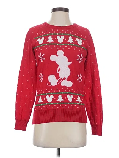 Pre-owned Disney Pullover Sweater In Red