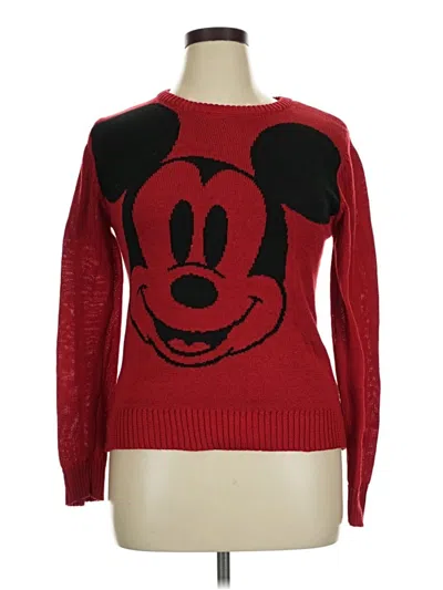 Pre-owned Disney Pullover Sweater In Red