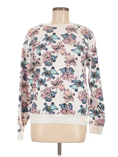 Pre-owned Disney Pullover Sweater In White