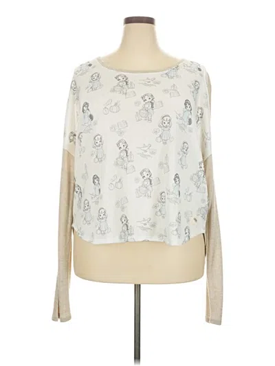 Pre-owned Disney Pullover Sweater In White