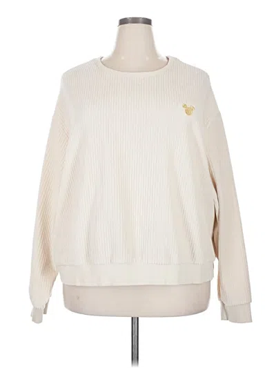 Pre-owned Disney Pullover Sweater In White