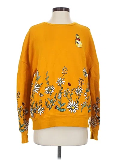 Pre-owned Disney Pullover Sweater In Yellow