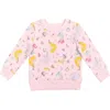Disney Kids'  Pullover Sweatshirt In Pink