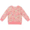 Disney Kids'  Pullover Sweatshirt In Pink