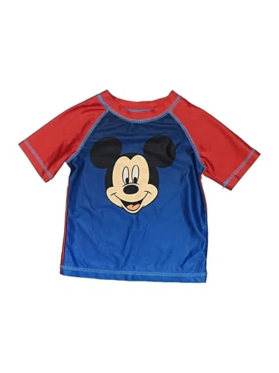 Pre-owned Disney Kids' Rash Guard In Blue