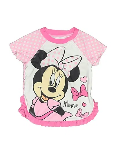 Pre-owned Disney Kids' Rash Guard In Pink