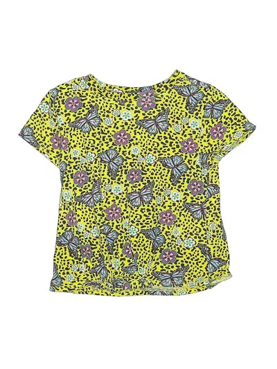 Pre-owned Disney Kids' Short Sleeve Blouse In Yellow