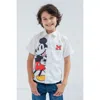 Disney Kids'  Short Sleeve Button Down Shirt In Multi