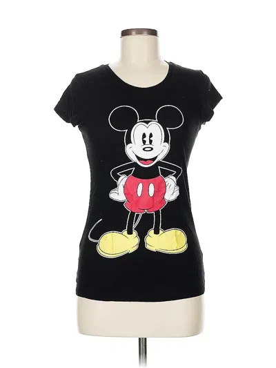 Pre-owned Disney Short Sleeve T-shirt In Black