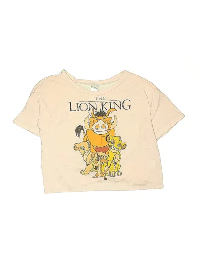 Pre-owned Disney Kids' Short Sleeve T-shirt In Pink