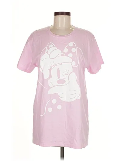 Pre-owned Disney Short Sleeve T-shirt In Pink
