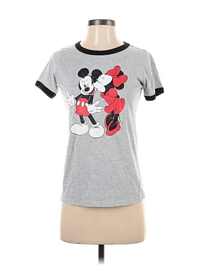 Pre-owned Disney Short Sleeve T-shirt In Silver