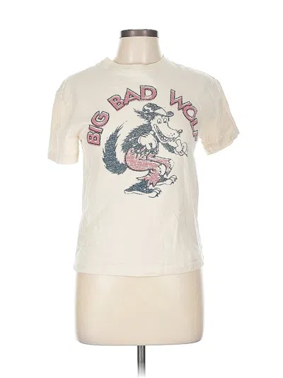 Pre-owned Disney Short Sleeve T-shirt In White