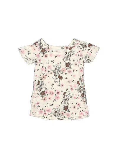 Pre-owned Disney Babies' Short Sleeve T-shirt In White
