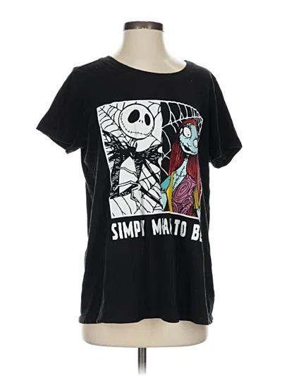 Pre-owned Disney Short Sleeve T-shirt In Black