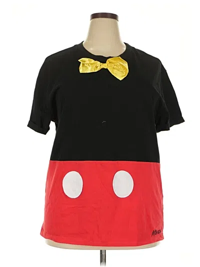 Pre-owned Disney Short Sleeve T-shirt In Black