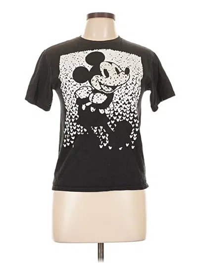 Pre-owned Disney Short Sleeve T-shirt In Black