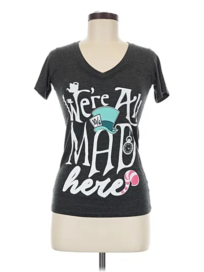 Pre-owned Disney Short Sleeve T-shirt In Black