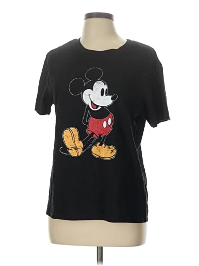 Pre-owned Disney Short Sleeve T-shirt In Black
