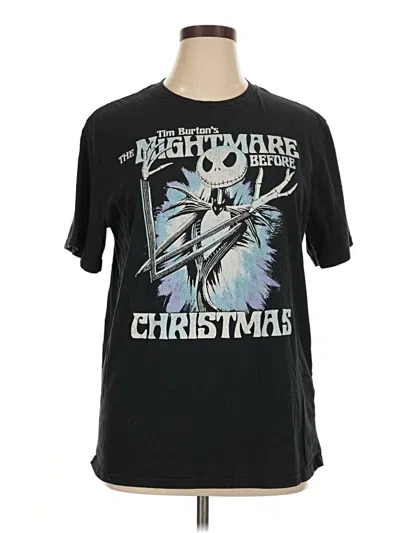 Pre-owned Disney Short Sleeve T-shirt In Black