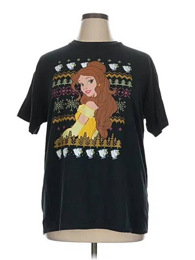 Pre-owned Disney Short Sleeve T-shirt In Black