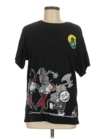Pre-owned Disney Short Sleeve T-shirt In Black