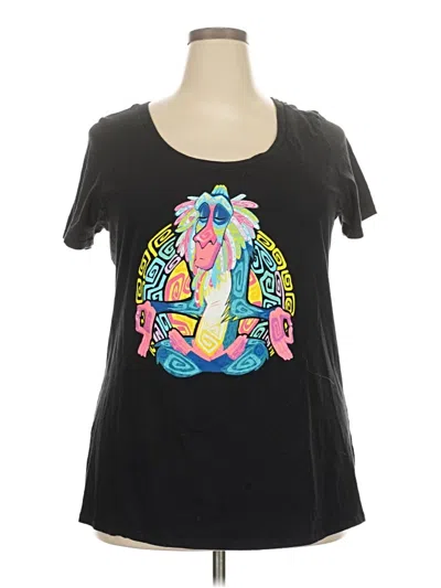 Pre-owned Disney Short Sleeve T-shirt In Black