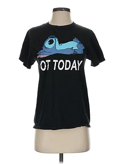 Pre-owned Disney Short Sleeve T-shirt In Black