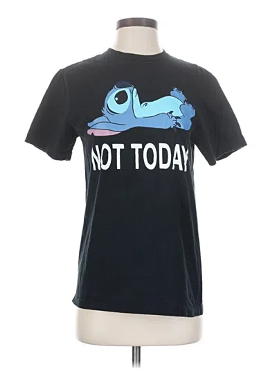 Pre-owned Disney Short Sleeve T-shirt In Black