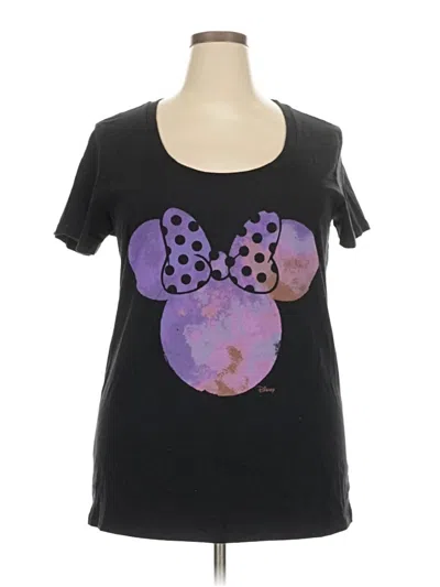 Pre-owned Disney Short Sleeve T-shirt In Black