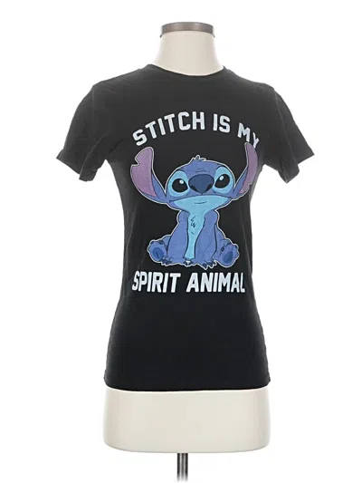 Pre-owned Disney Short Sleeve T-shirt In Black