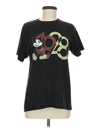 Pre-owned Disney Short Sleeve T-shirt In Black